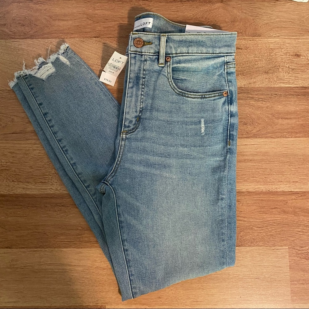 LOFT High Waist Skinny Jeans - Size 29 NWT